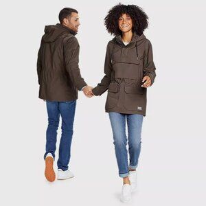 Eddie Bauer Men Women Unisex Trekker Pullover Teak Water Wind Resistant Jacket